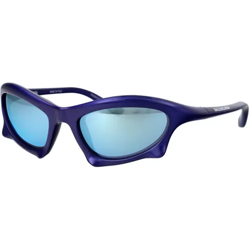 Stylische Sonnenbrille mit Bb0229S Design,Rave-inspirierte Sonnenbrille Bb0229S 006 - Balenciaga - Modalova