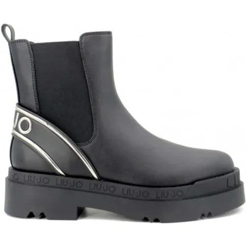 Leather Ankle Boots - , female, Sizes: 7 UK, 5 UK, 3 UK, 6 UK, 4 UK, 8 UK - Liu Jo - Modalova
