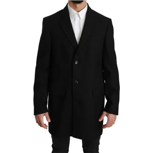 Sophisticated Wool Blazer , male, Sizes: L - Dolce & Gabbana - Modalova