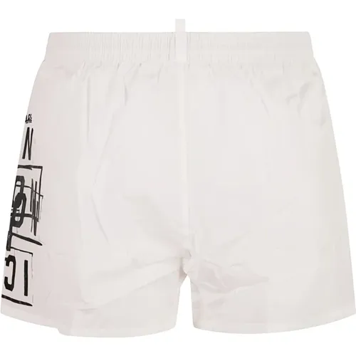 Weiße Sea Kleidung - Boxer Midi , Herren, Größe: XL - Dsquared2 - Modalova