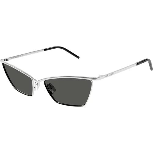 New Wave Large Sonnenbrille , Damen, Größe: 57 MM - Saint Laurent - Modalova