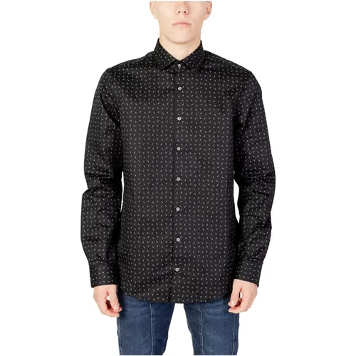 Long Sleeve Twill Shirt , male, Sizes: 2XL, XL, L, M - Calvin Klein - Modalova
