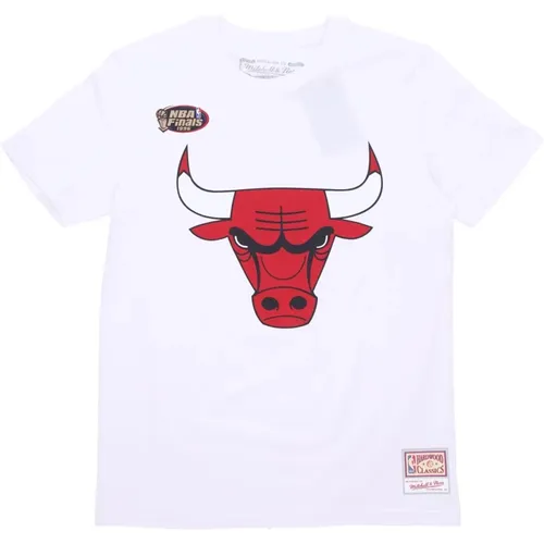 Chicago Bulls NBA Tee Hardwood Classics , Herren, Größe: M - Mitchell & Ness - Modalova