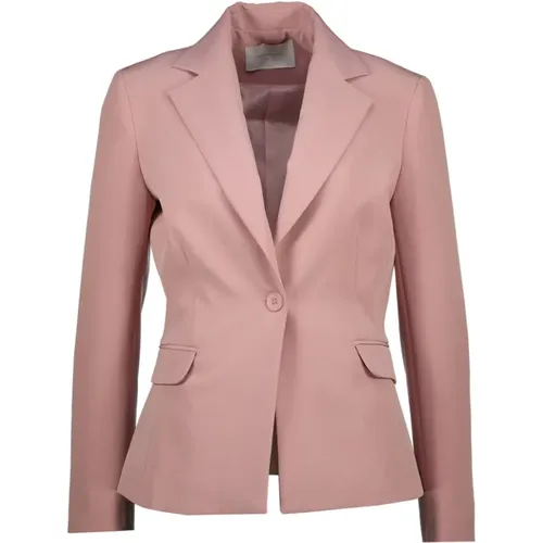 Rosa Allegra Blazer , Damen, Größe: L - Amélie & Amélie - Modalova