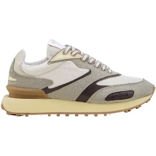 Low Top Sneakers in Off White and Beige , female, Sizes: 6 UK, 4 UK, 2 UK, 5 UK - Ghoud - Modalova