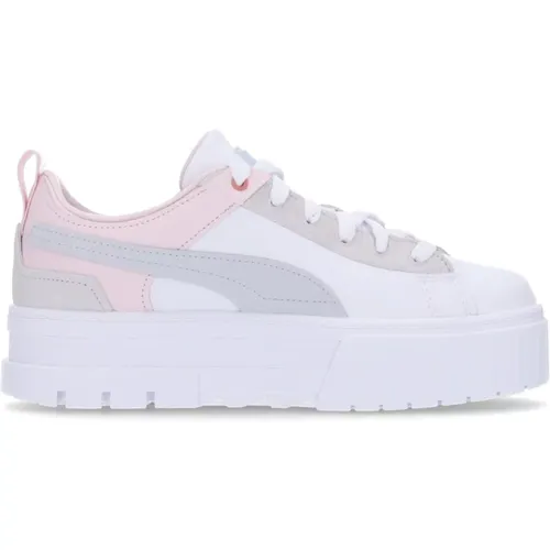 Raw Low-Top Sneaker Weiß/Rosa Damen Schuh - Puma - Modalova