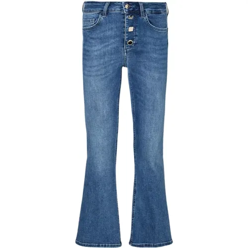 Prinzessin Juwel Knopf Jeans , Damen, Größe: W27 - Liu Jo - Modalova