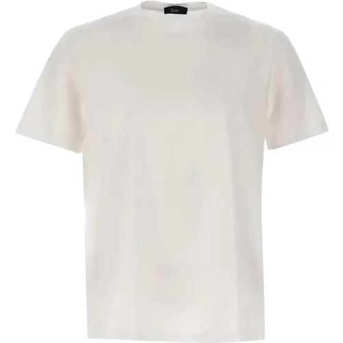 Cotton T-shirt Crew Neck , male, Sizes: 4XL - Herno - Modalova