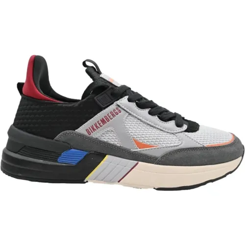 Dark Grey Sneakers - Style 16209/Cp , male, Sizes: 11 UK, 9 UK, 8 UK, 7 UK, 6 UK - Bikkembergs - Modalova