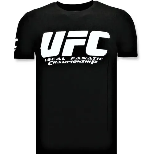 T-Shirt Männer - UFC Championship Print , Herren, Größe: XL - Local Fanatic - Modalova