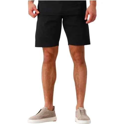 Schwarze Sport-Shorts Interlock - Valenza - Modalova