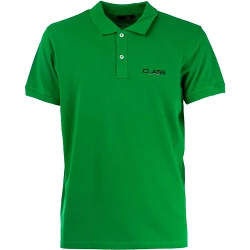 Klassisches Herren Polo Shirt , Herren, Größe: S - Cavalli Class - Modalova