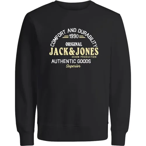 Basic Junior Sweatshirt mit Rundhalsausschnitt - jack & jones - Modalova