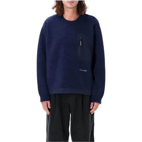 Knitwear Sweater Aw24 , male, Sizes: 2XL - And Wander - Modalova