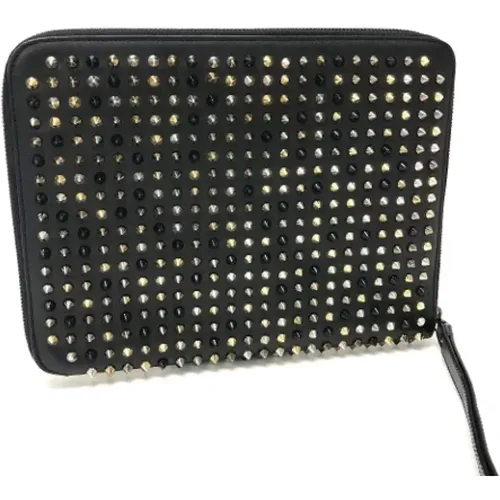 Pre-owned Leather clutches , female, Sizes: ONE SIZE - Christian Louboutin Pre-owned - Modalova