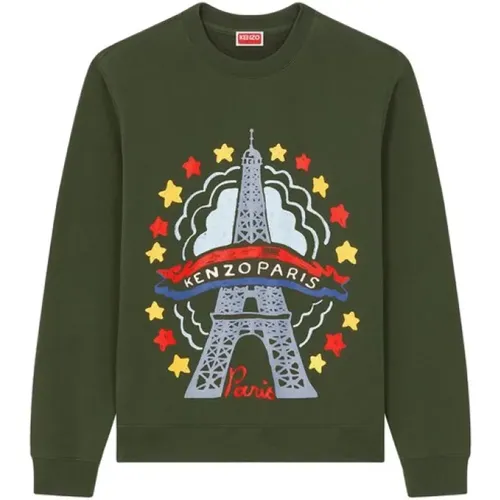 Drawn Varsity Sweater , male, Sizes: L, S - Kenzo - Modalova