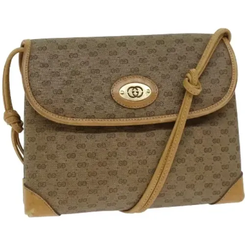 Pre-owned Canvas gucci-bags , female, Sizes: ONE SIZE - Gucci Vintage - Modalova