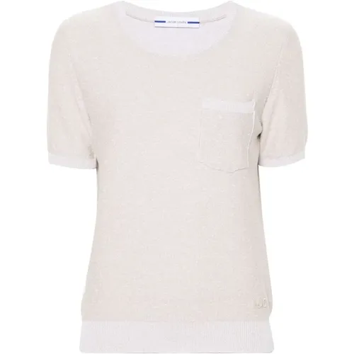 Viscose/cotton t-shirt , female, Sizes: S, M, L - Jacob Cohën - Modalova
