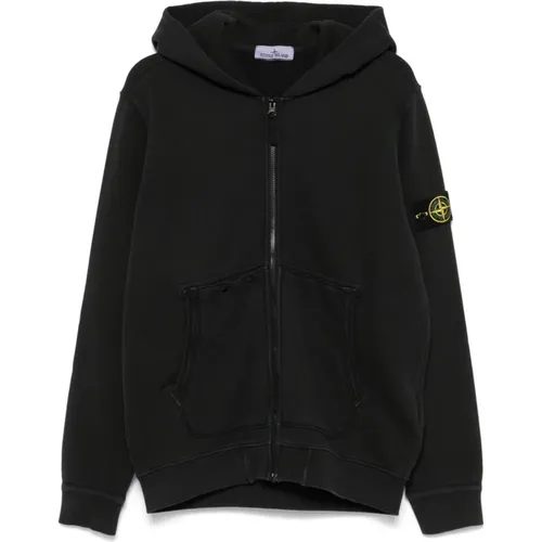 Schwarze Pullover Kollektion , Herren, Größe: L - Stone Island - Modalova