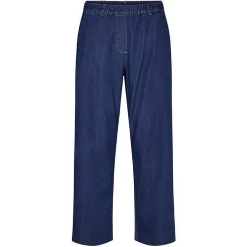 Wide Trousers , female, Sizes: S, XS, 2XL, 6XL, 3XL, XL, 5XL, M, L, 4XL - LauRie - Modalova