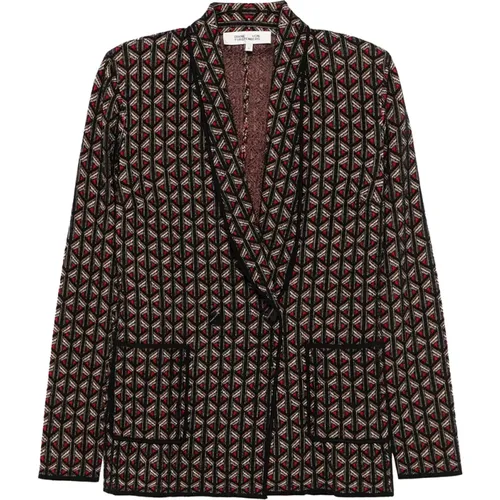 Stylish Blazers for a Chic Look , female, Sizes: S, XS, 2XS - Diane Von Furstenberg - Modalova