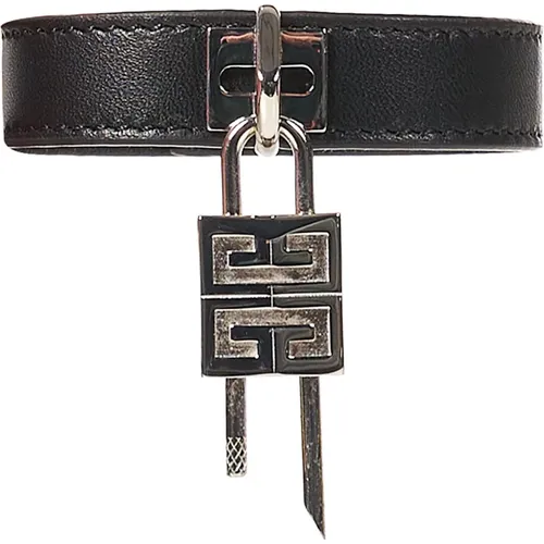 Lambskin Bracelet with 4G Logo , female, Sizes: S - Givenchy - Modalova