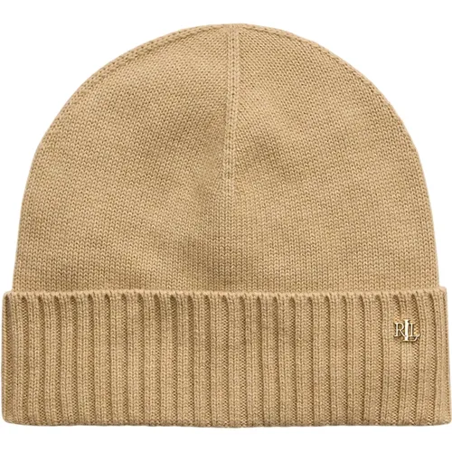 Kamel Wollmischung Beanie Mütze - Ralph Lauren - Modalova