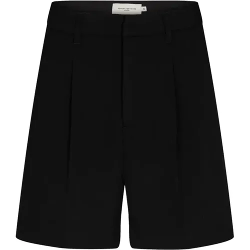 Klassische Schwarze Tailor Shorts Knickers , Damen, Größe: S - Copenhagen Muse - Modalova