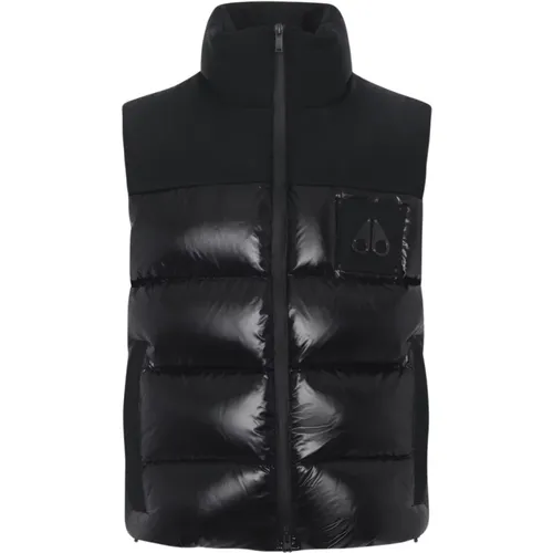 Schwarzer Victory Peak Bodywarmer , Herren, Größe: L - Moose Knuckles - Modalova