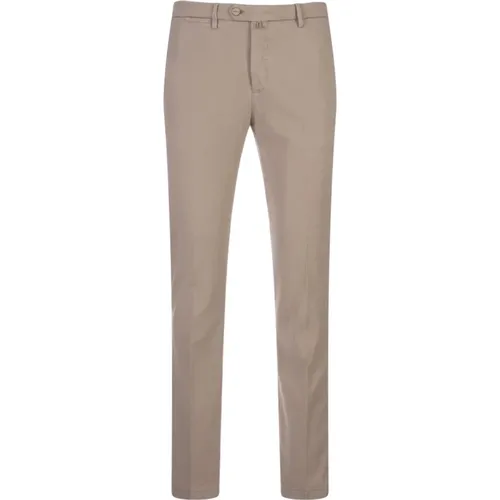 Tapered Cotton Trousers , male, Sizes: W33, W36, W38, W34 - Kiton - Modalova