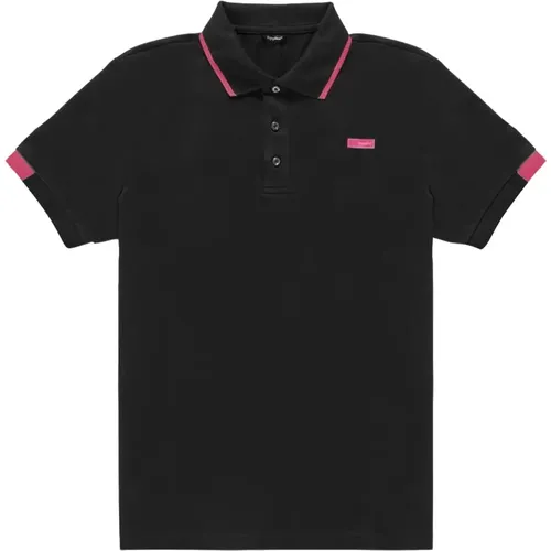 Contrasting Collar Cotton Polo Shirt , male, Sizes: 2XL, S, L, XL - RefrigiWear - Modalova