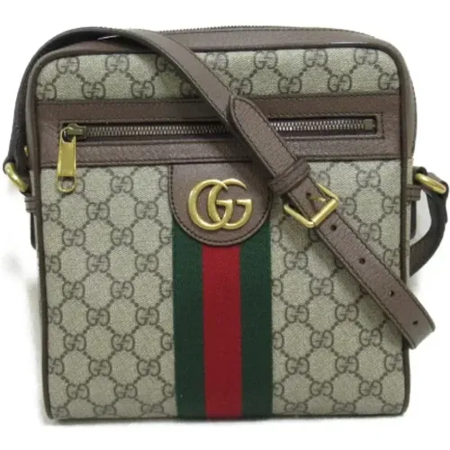 Pre-owned Canvas shoulder-bags , female, Sizes: ONE SIZE - Gucci Vintage - Modalova