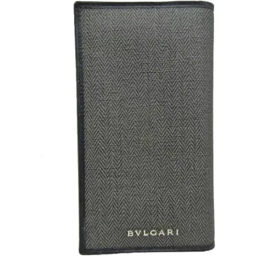 Pre-owned Canvas portemonnaies , Damen, Größe: ONE Size - Bvlgari Vintage - Modalova