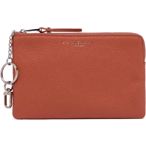 Soft Leather Wallet with Zip Closure , female, Sizes: ONE SIZE - Gianni Chiarini - Modalova