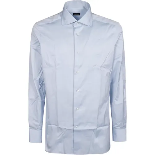 Classic Long Sleeve Shirt , male, Sizes: M, 4XL, 5XL, L - Ermenegildo Zegna - Modalova