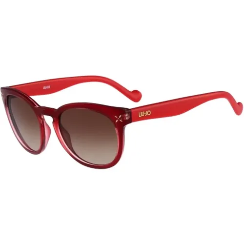 Roter Rahmen Braune Linse Sonnenbrille - Liu Jo - Modalova