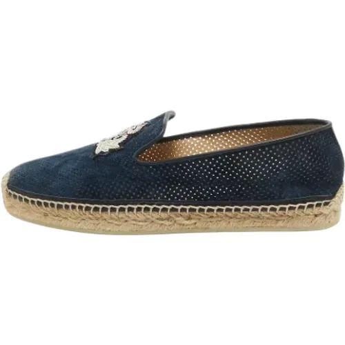 Pre-owned Suede flats , female, Sizes: 4 UK - Christian Louboutin Pre-owned - Modalova