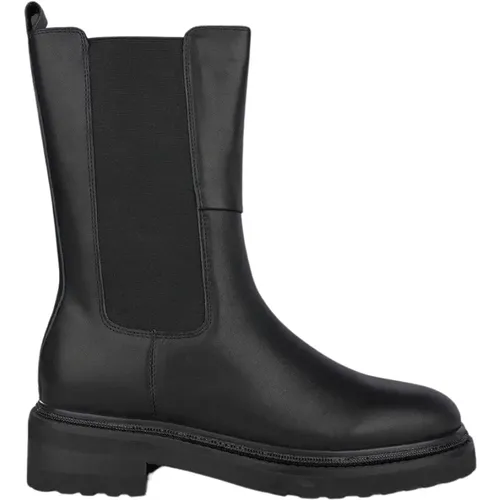 Leather Ankle Boots with Platform , female, Sizes: 4 UK, 7 UK - Alma en Pena - Modalova