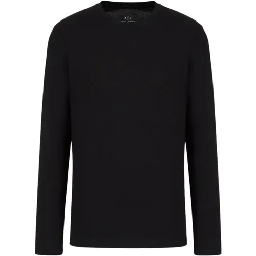 Comfort Fit Long Sleeve Top , male, Sizes: 2XL - Armani Exchange - Modalova