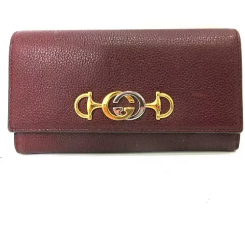 Pre-owned Leder portemonnaies - Gucci Vintage - Modalova