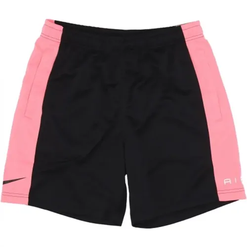 Sportswear Air PK Short Schwarz/Rosa Schaum , Herren, Größe: L - Nike - Modalova