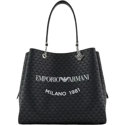 Stilvolle Ledertasche - Emporio Armani - Modalova