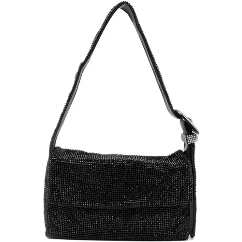 Crystal Shoulder Bag with Silk Lining , female, Sizes: ONE SIZE - Benedetta Bruzziches - Modalova