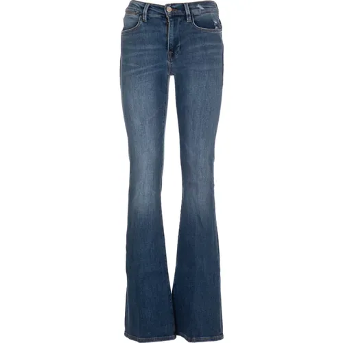 Hoch ausgestellte Denim-Jeans , Damen, Größe: W26 - Frame - Modalova