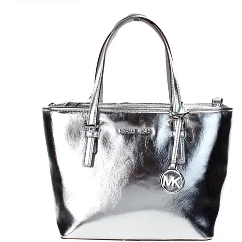 Jet Set Metallic Carryall Tote Bag , female, Sizes: ONE SIZE - Michael Kors - Modalova