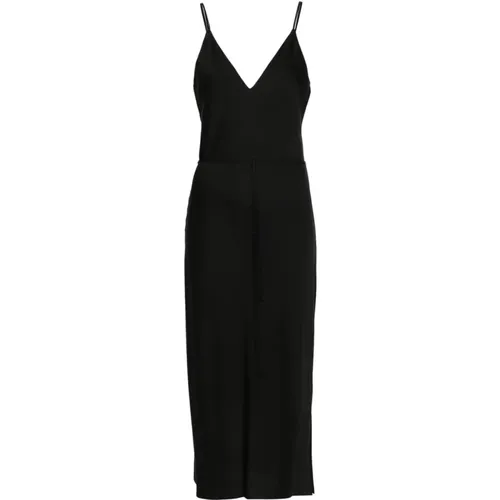 Schwarzes Kleid für Frauen , Damen, Größe: 2XS - Calvin Klein - Modalova