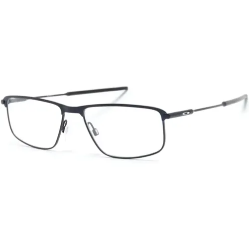 Blaue Optische Brille Stilvoll und vielseitig , Herren, Größe: 56 MM - Oakley - Modalova