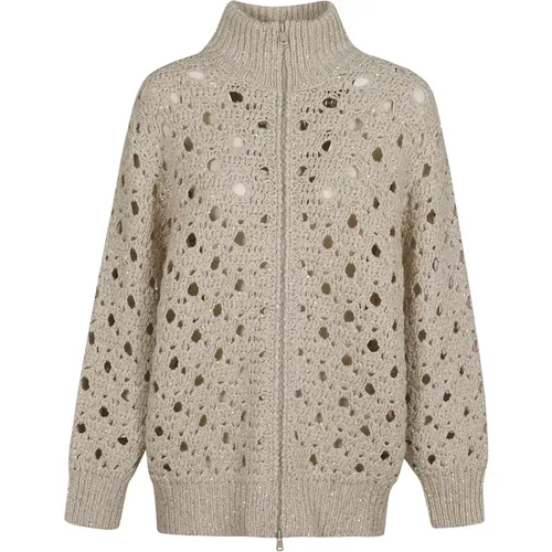 Neutrale Strickpullover Aw24 - BRUNELLO CUCINELLI - Modalova