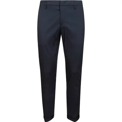 Slim Chino Trousers with Rear Welt Pockets , male, Sizes: W29, W30, W36, W33, W31, W32 - Dondup - Modalova