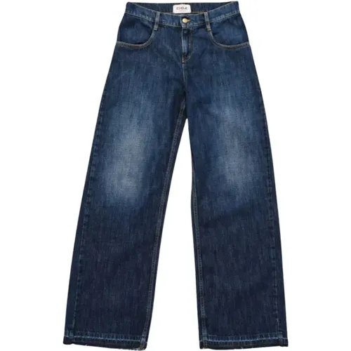 Dunkle Indigo Denim Jeans Super Fitted , Damen, Größe: W26 - Cycle - Modalova